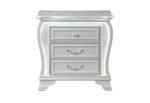 ARIA SILVER NIGHTSTAND WITH LED