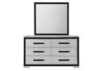 AMELIA GREY BLACK FULL BED GROUP W/LED - Image 8