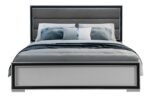 AMELIA GREY BLACK FULL BED GROUP W/LED - Image 3