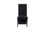 D2502 DINING TABLE AND 6 D12 BLACK DINING CHAIR - Image 2