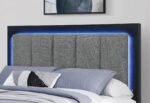 EMMA BLACK/GREY KING BED GROUP - Image 2
