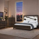 HARMONY BROWN QUEEN BED GROUP