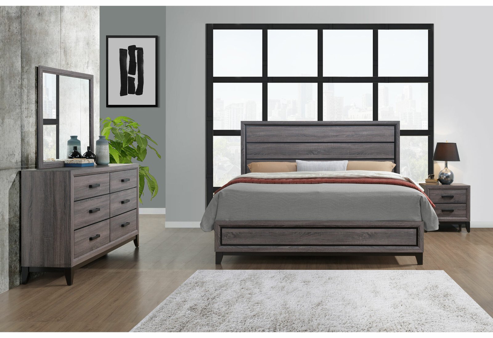 KATE-FOIL-GREY-RSC.jpg KATE FOIL GREY NIGHTSTAND - Image 1