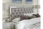 RILEY SILVER KING BED