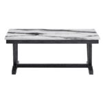 T1319 BLK/WHT COFFEE TABLE