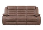 U2250 BROWN RECLINING SOFA