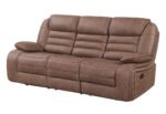 U2250 BROWN RECLINING SOFA - Image 2