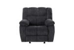 U6000 BLACK RECLINING SOFA/CONSOLE RECLINING LOVESEAT - Image 6