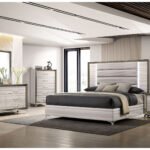 ZAMBRANO WHITE KING BED GROUP
