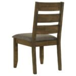 ALSTON WOOD DINING SIDE CHAIR KNOTTY NUTMEG (SET OF 2) - Image 7