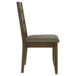 ALSTON WOOD DINING SIDE CHAIR KNOTTY NUTMEG (SET OF 2) - Image 9